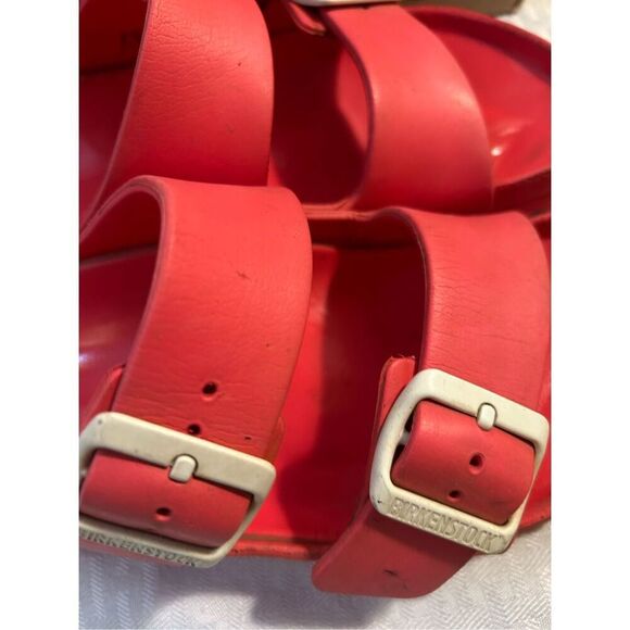 Birkenstock pink rubber straps size 38 (scuffs) - Picture 5 of 8